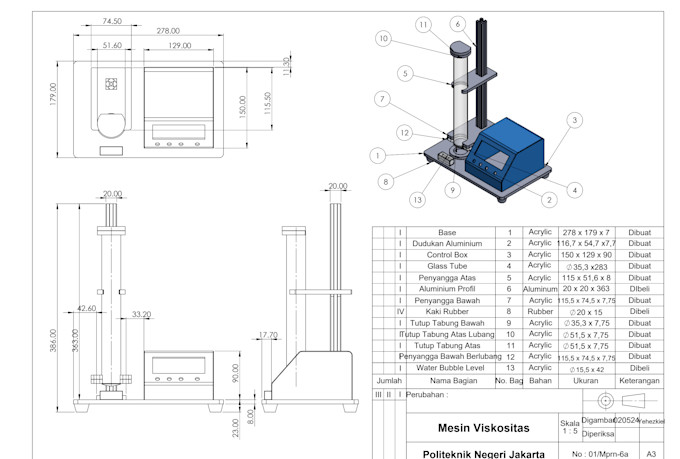 do design and draw your components, part, or a full assembly